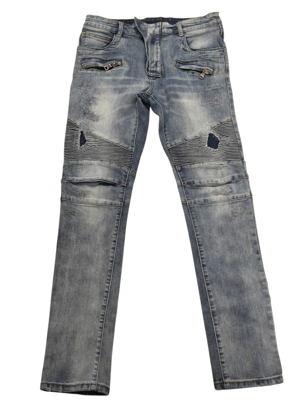 Balmain Biker Straight Leg Jeans Sz 32